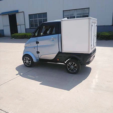 China Popula Electric Truck With Cargo Box New Express Delivery Mail Truck